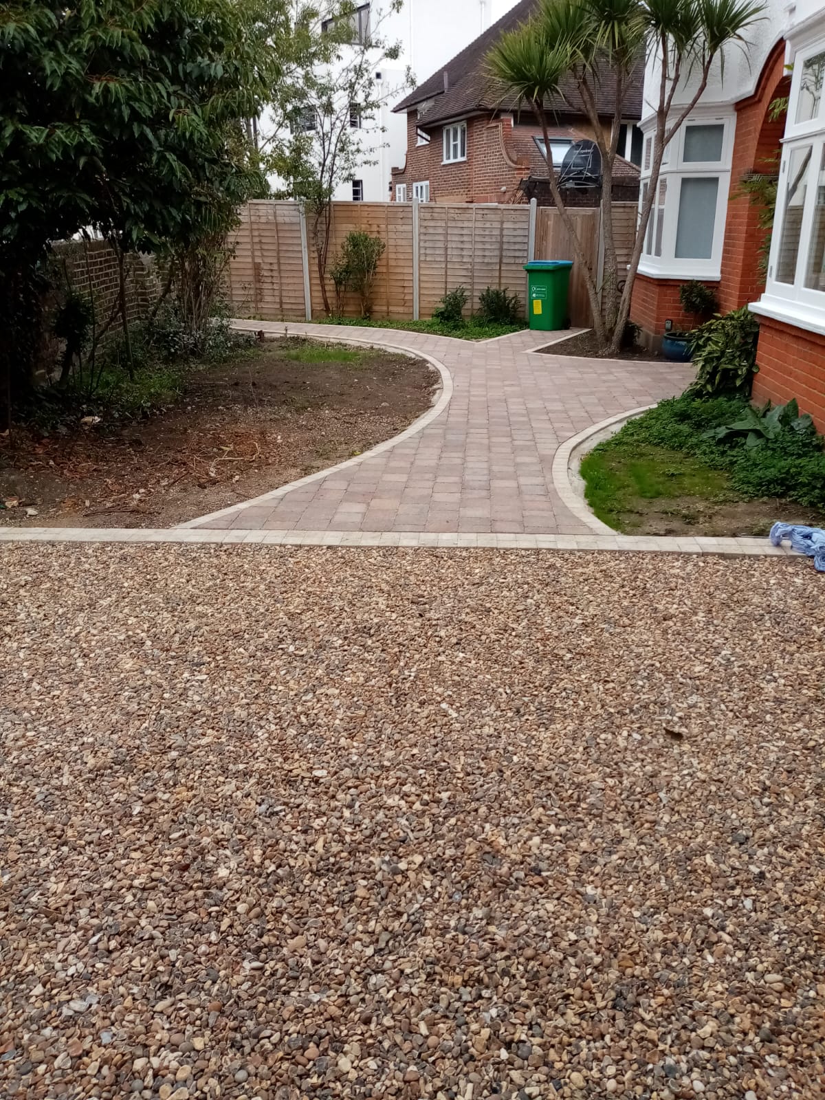 Driveway construction and paving services by M.Parker General Builders in London and Surrey